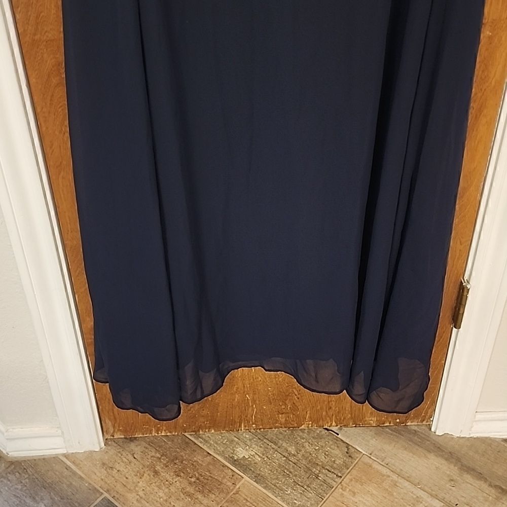 Alex Evenings Sleevless Navy Dress Size 18W NWT - Picture 6 of 8
